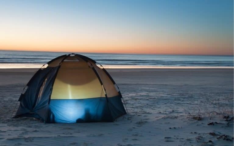 Can You Go Camping at the Beach